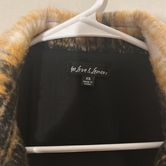 $269 For Love & Lemons X Revolve Rachel Plaid Jacket Coat women size XS - Picture 4 of 12